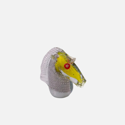 Tête de cheval en style verre Murano