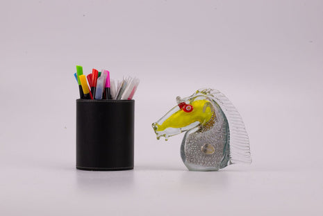 Tête de cheval en style verre Murano