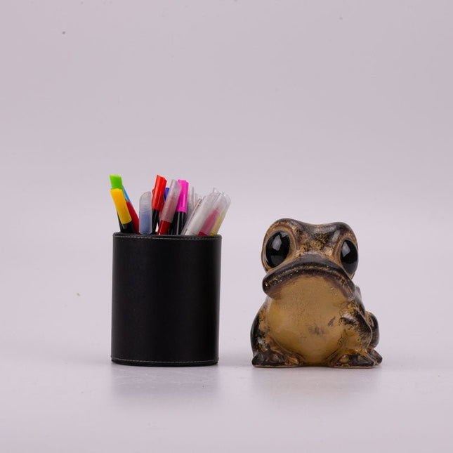 Pot grenouille en céramique vert
