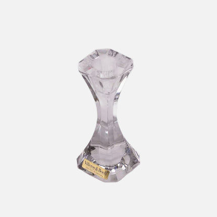 4 bougeoirs en cristal Villeroy & Boch transparent
