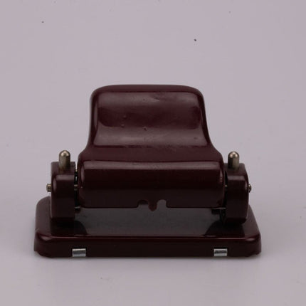 Burgundy metal hole punch