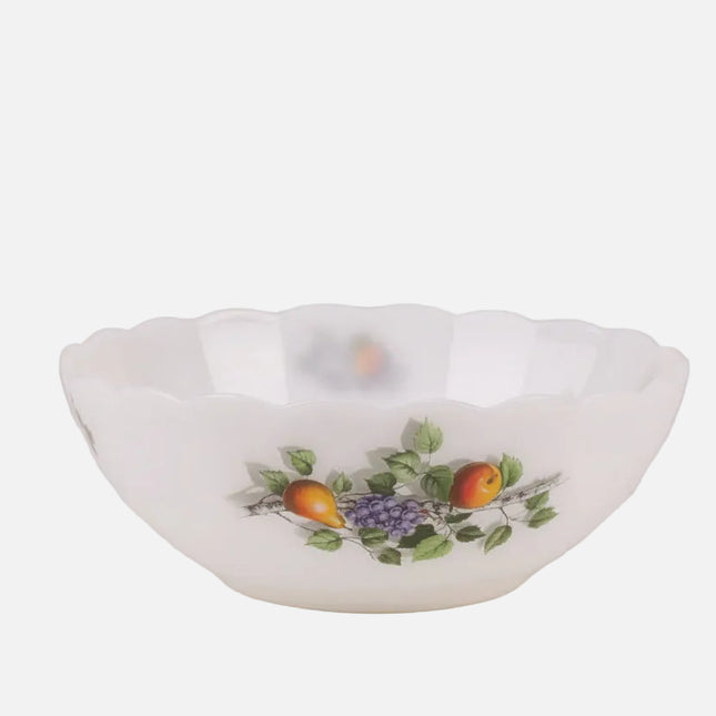 Saladier Arcopal blanc collection "Fruits de France"