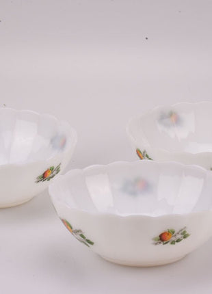 Saladier Arcopal blanc collection "Fruits de France"