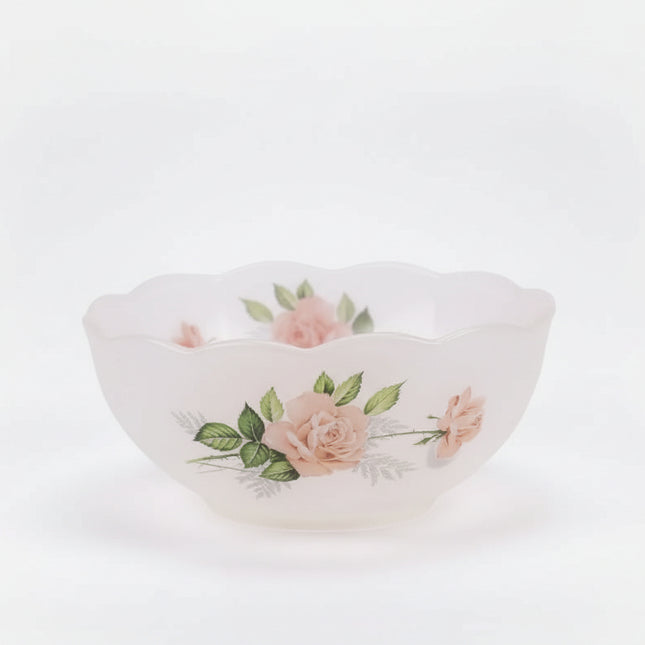 Petit saladier Arcopal fleurs blanches