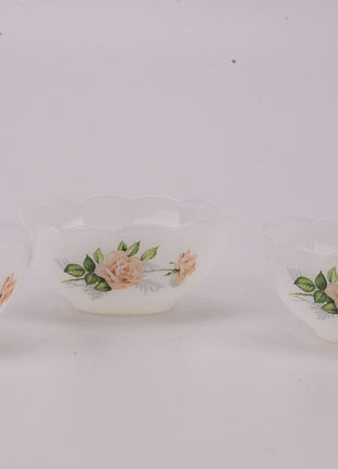 Petit saladier Arcopal fleurs blanches