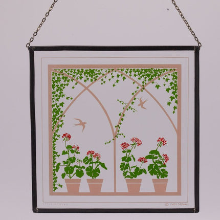 Doorzichtig glazen frame om op te hangen