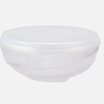 Saladier en verre épais transparent