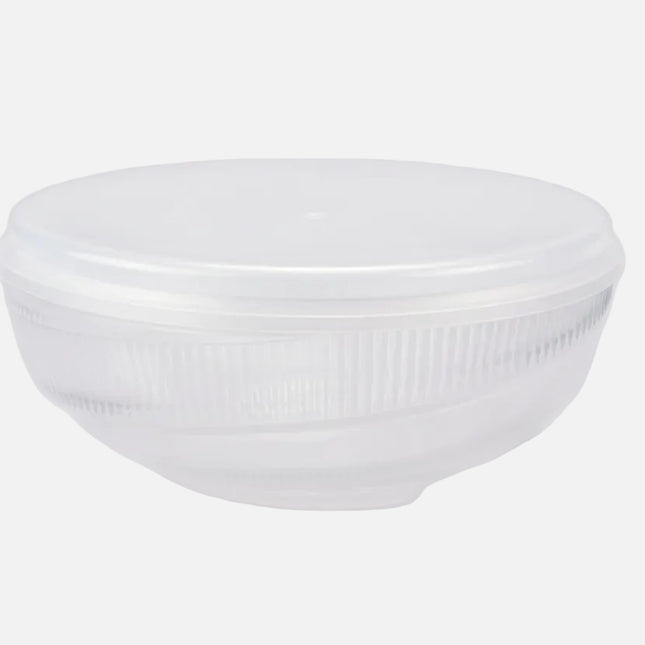 Saladier en verre épais transparent