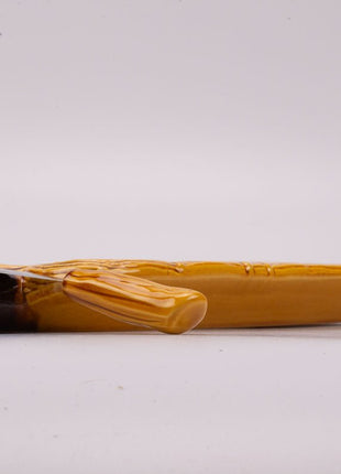 Cheese board with knife