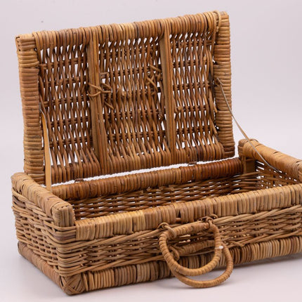 Wicker suitcase
