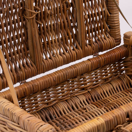 Wicker suitcase