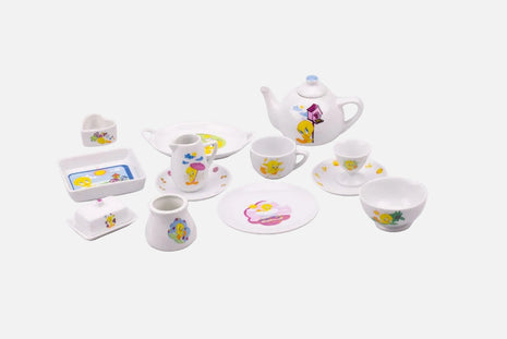 Kit vaisselle Titi blanc pour enfants