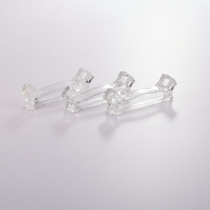 4 porte-couteaux des Cristalleries Val-Saint-Lambert transparent