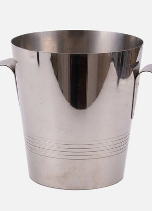 Seau à champagne argenté en inox Létang Rémy