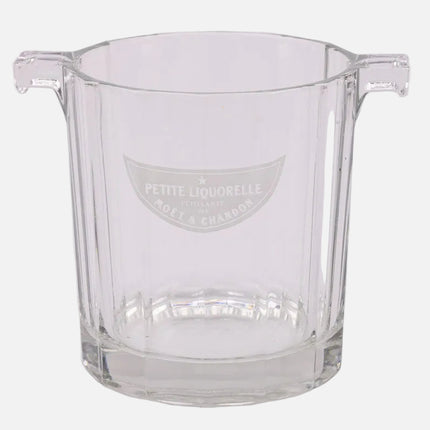 Seau à glaçon transparent en verre Moët & Chandon