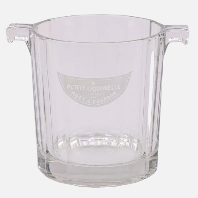 Seau à glaçon transparent en verre Moët & Chandon