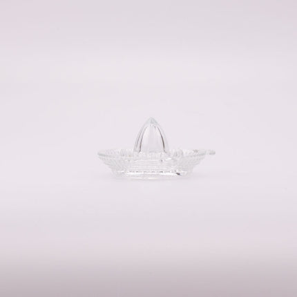 Presse-citron transparent en verre avec bec verseur