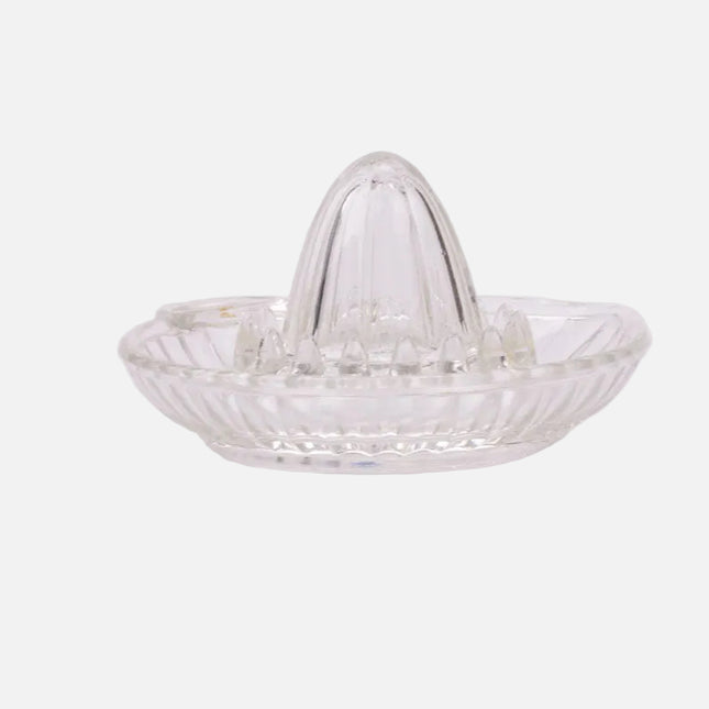 Presse-citron transparent en verre avec bec verseur