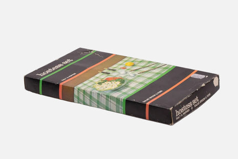 Set à salade poivrier salière et couverts en inox dans boîte d'origine