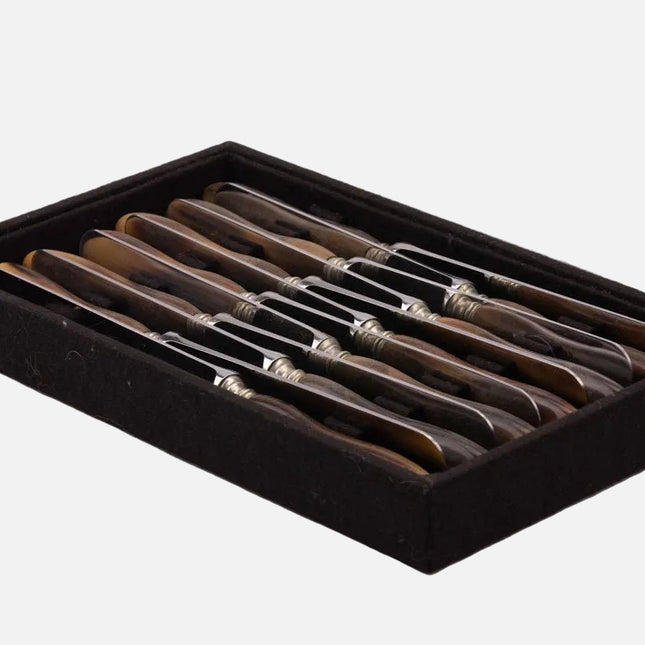 Coffret de 12 couteaux de table Gainerie Lyonnaise