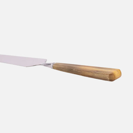 Pelle à tarte en inox marron