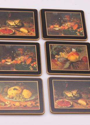 Sous-verres Lady Clare peinture "nature morte" dans boîte d'origine
