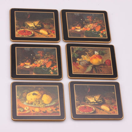 Sous-verres Lady Clare peinture "nature morte" dans boîte d'origine