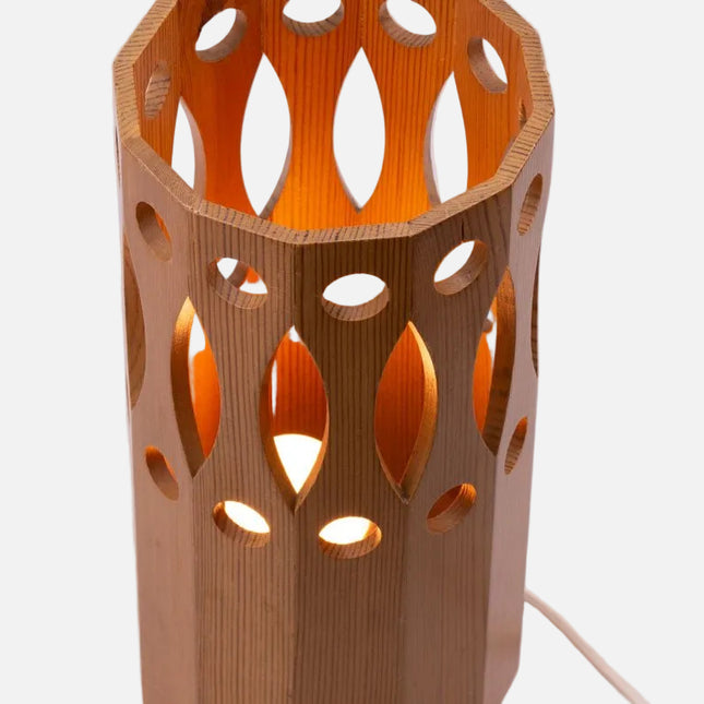 Lampe de chevet en bois style scandinave 
