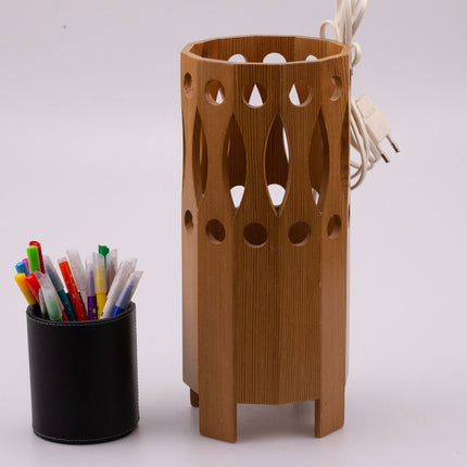 Lampe de chevet en bois style scandinave