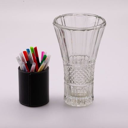 Large glass vase