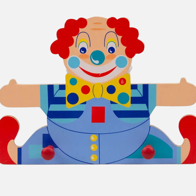 Porte-manteau clown Mertens-Kunst à 2 crochets