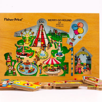 Jeu en bois Fisher-Price pour enfants