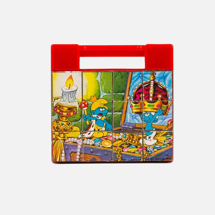 Jeu de cubes puzzle Schtroumpf