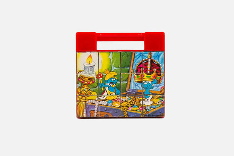 Jeu de cubes puzzle Schtroumpf