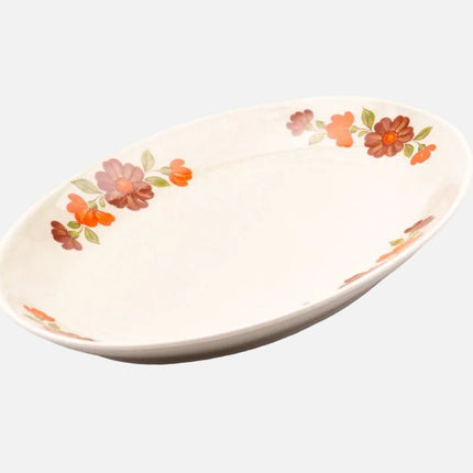 Plateau vintage en porcelaine fine et blanche Winterling Bavaria