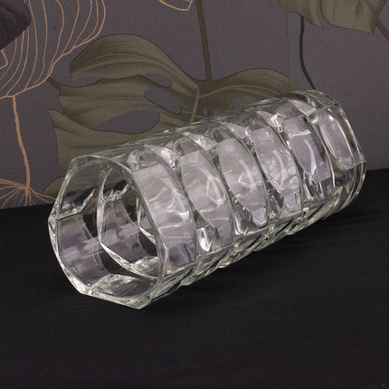 Grand vase à facettes style art déco