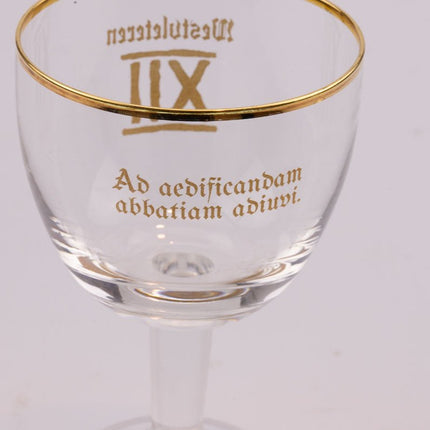Verre à bière 15cl galopin Westvleteren au liseré doré