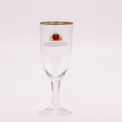 Verre collector Maredsous au liseré doré