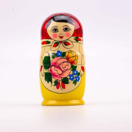 Poupée russe Matrioshka  jaune