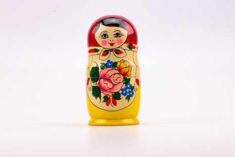 Poupée russe Matrioshka  jaune