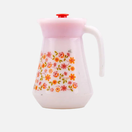 Carafe Arcopal Scania en verre opaline blanc et orange