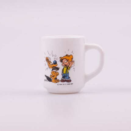 2 tasses Boule et Bill Arcopal blanche