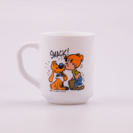 2 tasses Boule et Bill Arcopal blanche