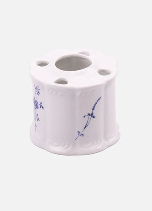 Pot pour brosse à dents en céramique blanche 4 trous