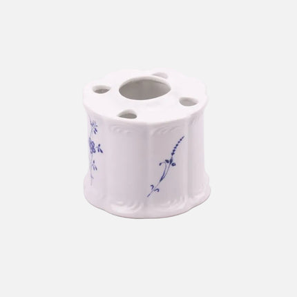 Pot pour brosse à dents en céramique blanche 4 trous