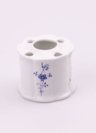 Pot pour brosse à dents en céramique blanche 4 trous