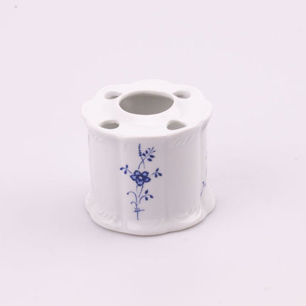 Pot pour brosse à dents en céramique blanche 4 trous