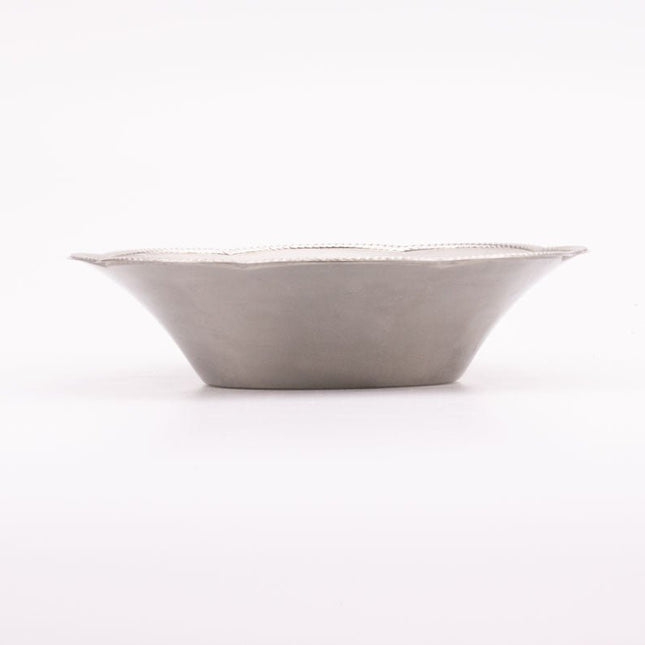 Plat rond Alessi en inox 