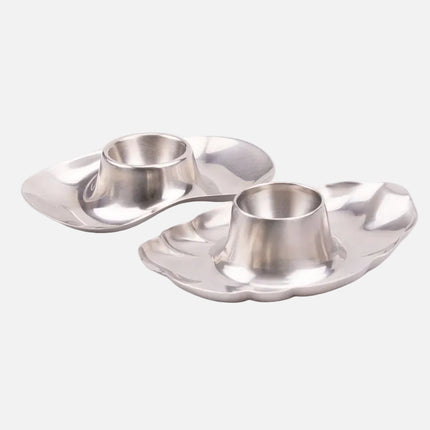 Lot de 2 coquetiers vintage en inox WMF et Effepi