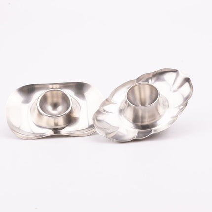 Lot de 2 coquetiers vintage en inox WMF et Effepi